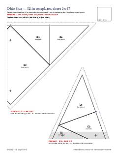 Page 22 of the Ohio Star Quilt Block Pattern PDF
