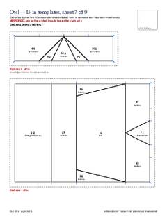 Page 18 of the Owl Quilt Block Pattern PDF