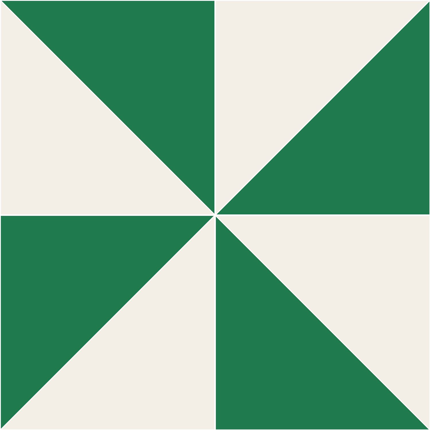 Pinwheel Quilt Block Pattern: the finished piece