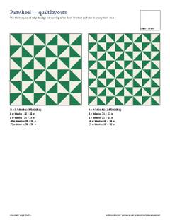 Page 5 of the Pinwheel Quilt Block Pattern PDF