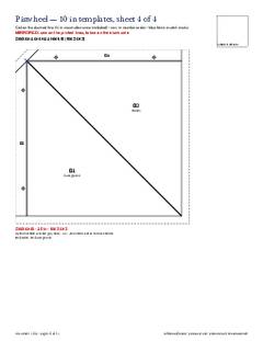 Page 16 of the Pinwheel Quilt Block Pattern PDF