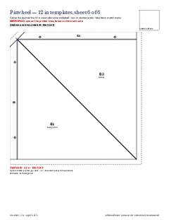 Page 23 of the Pinwheel Quilt Block Pattern PDF