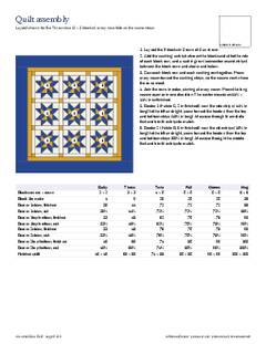 Page 6 of the Pinwheel Star Quilt Pattern PDF