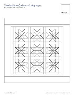 Page 8 of the Pinwheel Star Quilt Pattern PDF