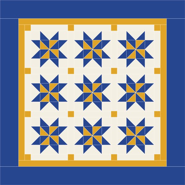 Pinwheel Star Quilt
