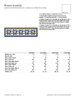 Page 6 of the Pinwheel Star Table Runner Pattern PDF