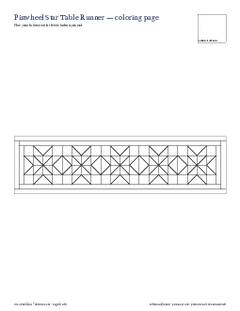 Page 8 of the Pinwheel Star Table Runner Pattern PDF