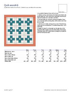 Page 5 of the Plus Quilt Pattern PDF