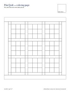 Page 7 of the Plus Quilt Pattern PDF