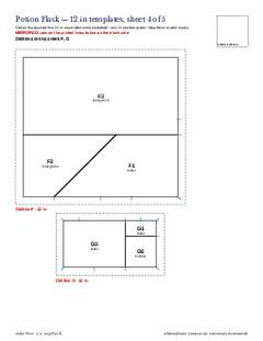 Page 9 of the Potion Flask Quilt Block Pattern PDF