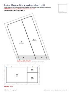Page 12 of the Potion Flask Quilt Block Pattern PDF