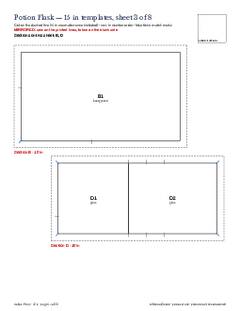 Page 14 of the Potion Flask Quilt Block Pattern PDF