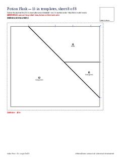 Page 19 of the Potion Flask Quilt Block Pattern PDF