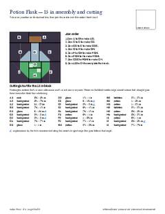 Page 20 of the Potion Flask Quilt Block Pattern PDF