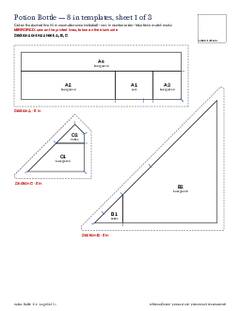 Page 6 of the Potion Bottle Quilt Block Pattern PDF