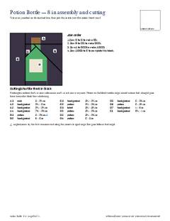 Page 9 of the Potion Bottle Quilt Block Pattern PDF