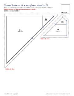 Page 11 of the Potion Bottle Quilt Block Pattern PDF