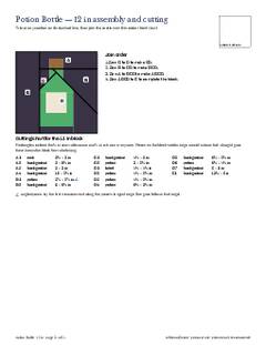 Page 24 of the Potion Bottle Quilt Block Pattern PDF
