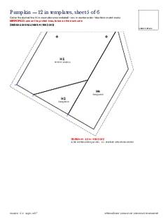 Page 14 of the Pumpkin Quilt Block Pattern PDF