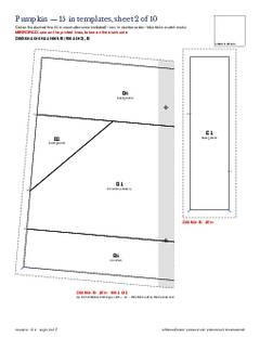 Page 18 of the Pumpkin Quilt Block Pattern PDF