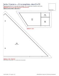 Page 14 of the Jack-o'-Lantern Quilt Block Pattern PDF
