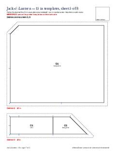 Page 17 of the Jack-o'-Lantern Quilt Block Pattern PDF
