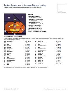 Page 21 of the Jack-o'-Lantern Quilt Block Pattern PDF