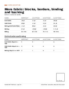 Page 3 of the Pumpkin Patch Table Runner Pattern PDF