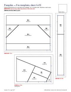 Page 10 of the Pumpkin Patch Table Runner Pattern PDF