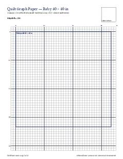 Page 2 of the Quilt Graph Paper PDF