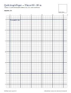 Page 3 of the Quilt Graph Paper PDF