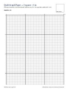 Page 8 of the Quilt Graph Paper PDF