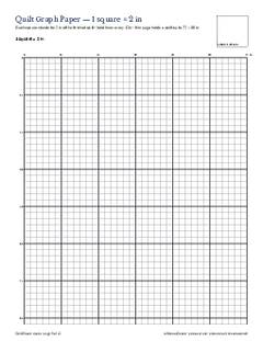 Page 9 of the Quilt Graph Paper PDF