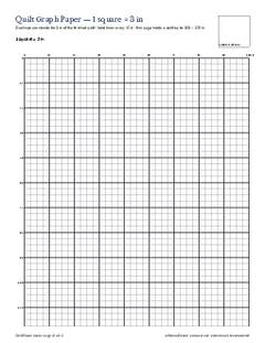 Page 10 of the Quilt Graph Paper PDF