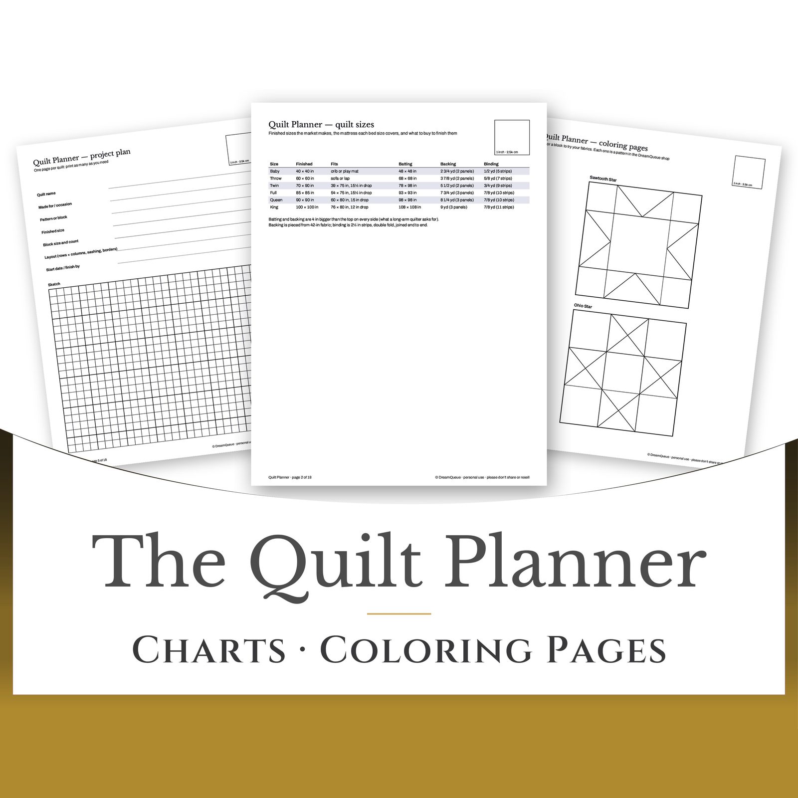 Quilt Planner: the finished piece