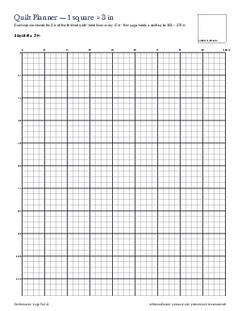 Page 9 of the Quilt Planner PDF