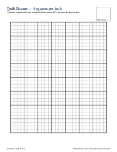 Page 10 of the Quilt Planner PDF