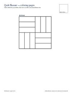 Page 18 of the Quilt Planner PDF
