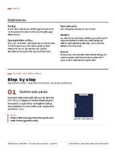 Page 6 of the Quilted Book and Tablet Sleeve Sewing Pattern PDF