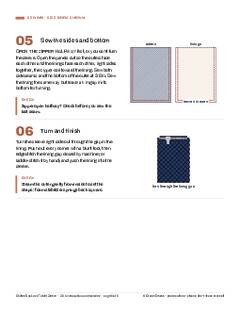 Page 8 of the Quilted Book and Tablet Sleeve Sewing Pattern PDF