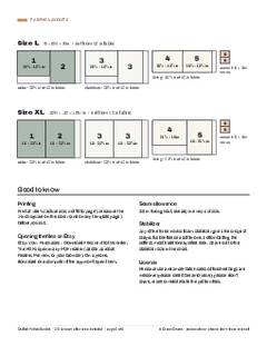 Page 5 of the Quilted Fabric Basket Sewing Pattern PDF