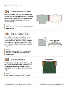 Page 7 of the Quilted Fabric Basket Sewing Pattern PDF