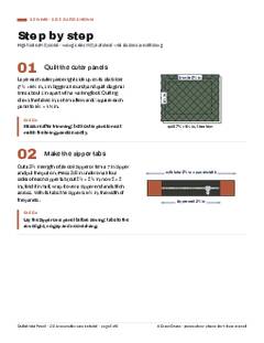 Page 6 of the Quilted Mini Pouch Sewing Pattern PDF