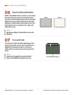 Page 8 of the Quilted Mini Pouch Sewing Pattern PDF