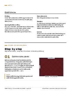 Page 5 of the Quilted Tote Bag Sewing Pattern PDF