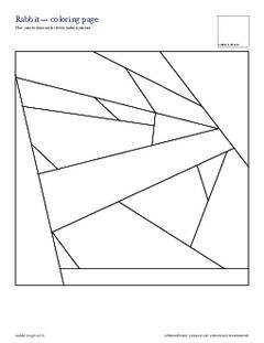 Page 4 of the Rabbit Quilt Block Pattern PDF