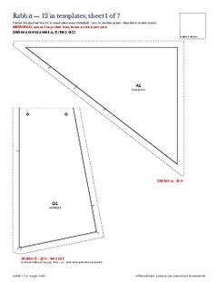 Page 12 of the Rabbit Quilt Block Pattern PDF