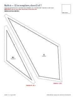 Page 13 of the Rabbit Quilt Block Pattern PDF