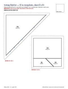 Page 8 of the Sitting Rabbit Quilt Block Pattern PDF