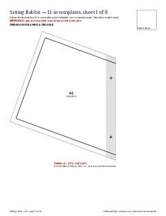 Page 12 of the Sitting Rabbit Quilt Block Pattern PDF